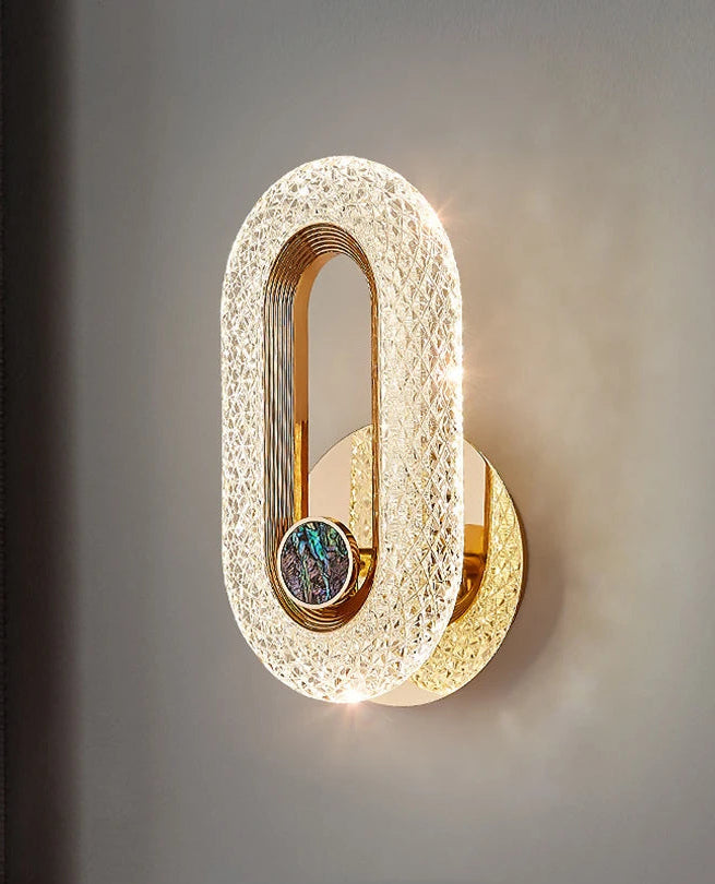 NORDIC ELEGANCE – Moderne Designer-Wandleuchte mit Acryl-Effektglas