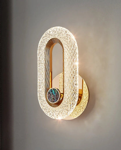 NORDIC ELEGANCE – Moderne Designer-Wandleuchte mit Acryl-Effektglas