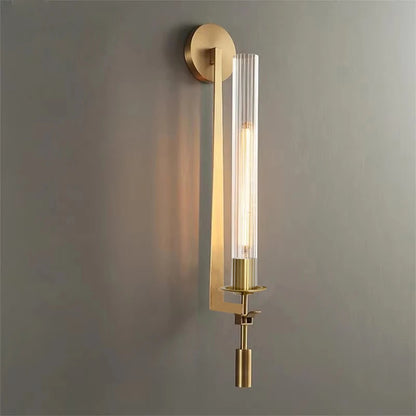 ADELIER – Luxus Wandleuchte aus Messing & Glasröhren