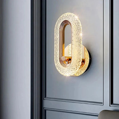 NORDIC ELEGANCE – Moderne Designer-Wandleuchte mit Acryl-Effektglas
