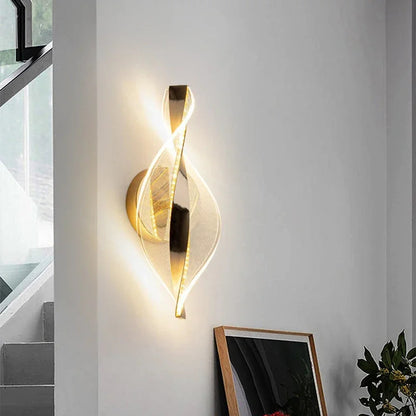 OSLO – Skandinavische Designer-Wandleuchte mit Acryl-Effektlicht