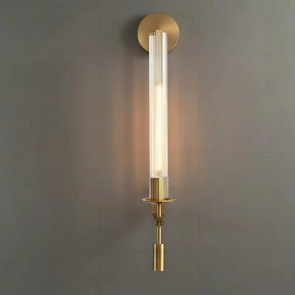 ADELIER – Luxus Wandleuchte aus Messing & Glasröhren