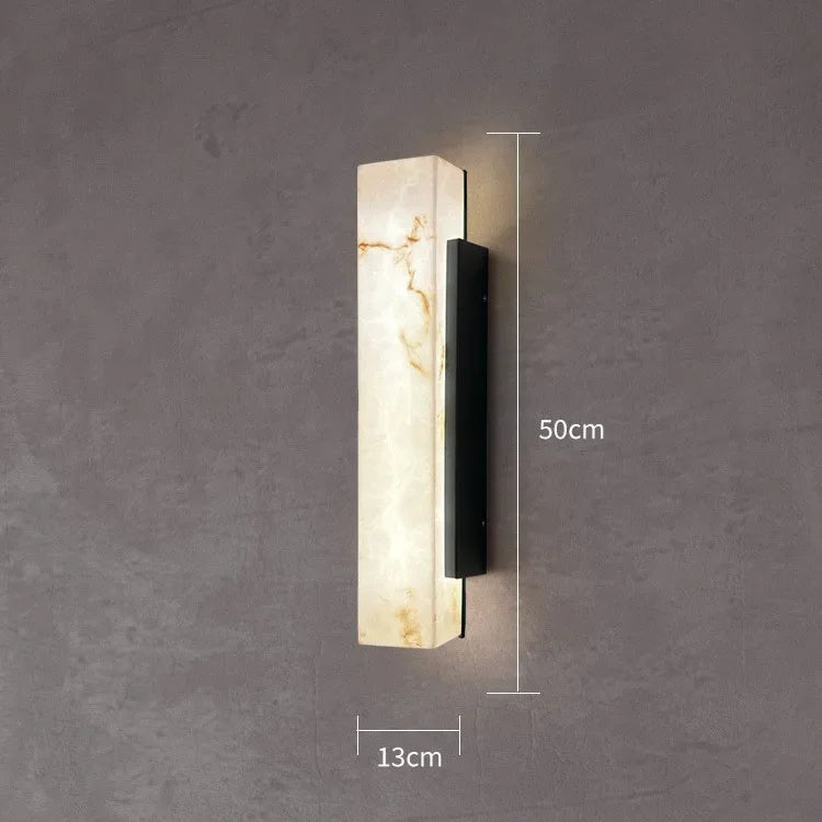 MARBLE – Moderne Outdoor-Wandleuchte aus edlem Marmor