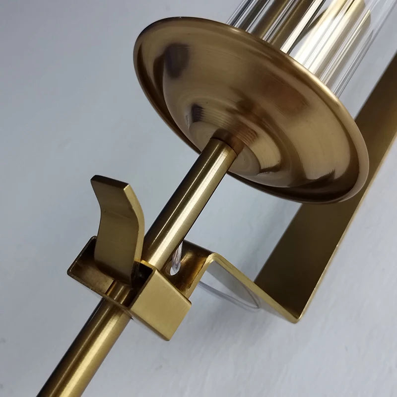 ADELIER – Luxus Wandleuchte aus Messing & Glasröhren