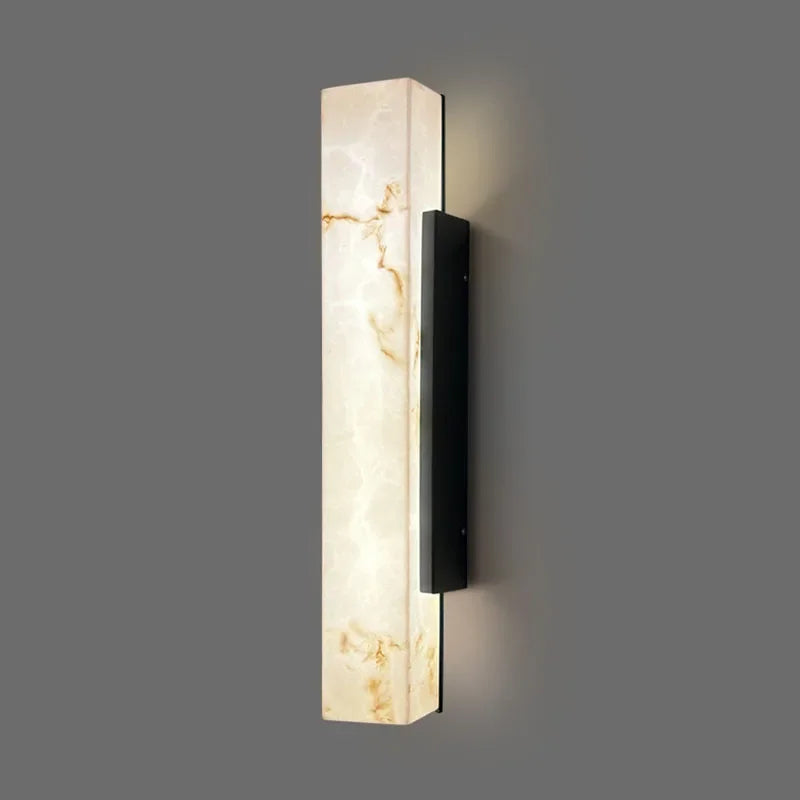 MARBLE – Moderne Outdoor-Wandleuchte aus edlem Marmor