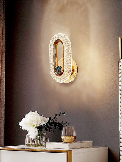 NORDIC ELEGANCE – Moderne Designer-Wandleuchte mit Acryl-Effektglas