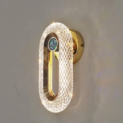 NORDIC ELEGANCE – Moderne Designer-Wandleuchte mit Acryl-Effektglas
