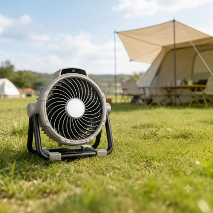 Premium 20.000mAh Zelt-Ventilator – Wiederaufladbar mit Fernbedienung