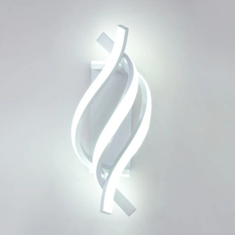 HELIX – Moderne LED-Wandleuchte mit geschwungenem Spiral-Design